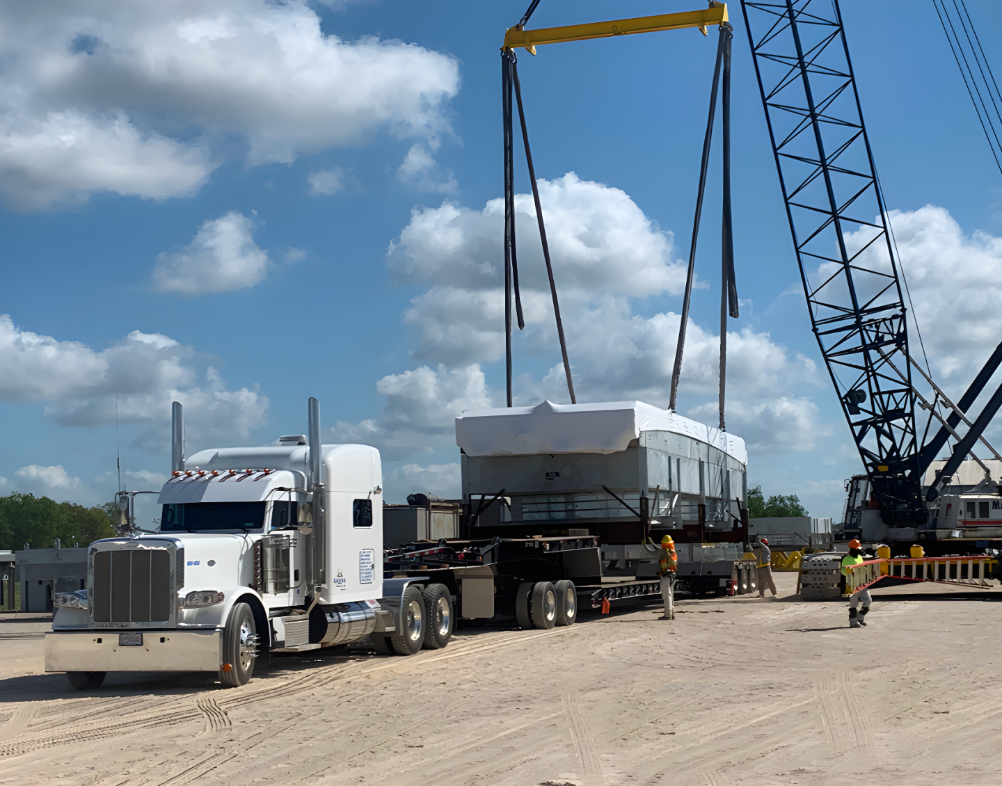 Truck and crane